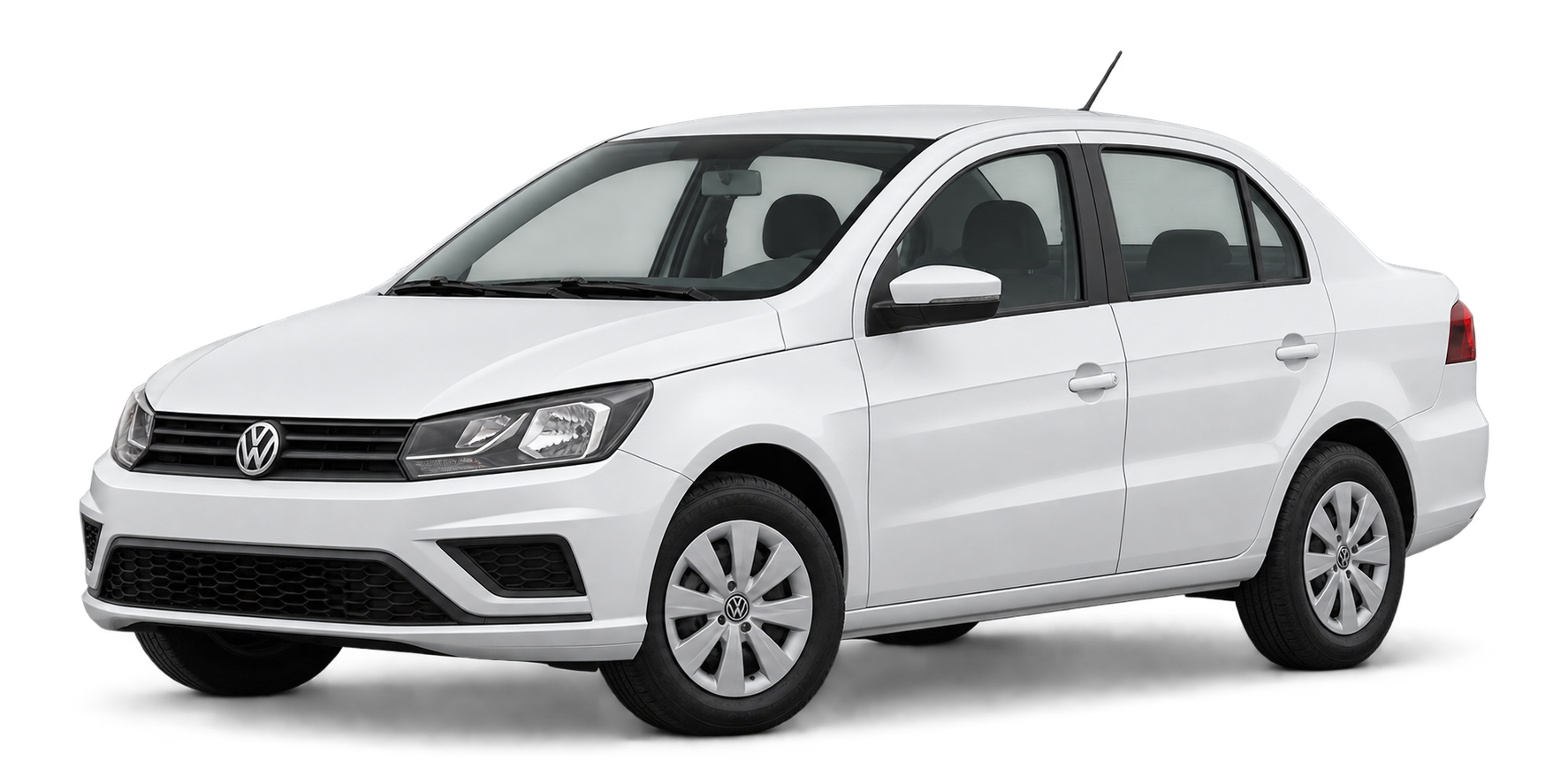 Volkswagen Voyage Sedan branco do Grupo B